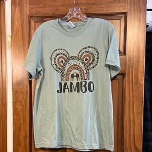 Disney Jambo Short Sleeve Tee Shirt Top- Unisex Large
